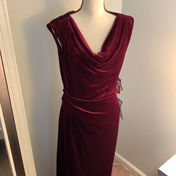 Gown -Velvet -gorgeous color - Picture 2 of 8